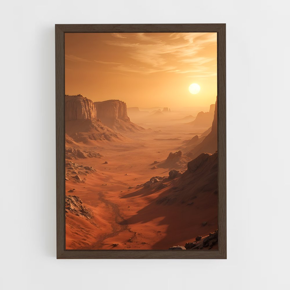 Poster Oasis Martienne – affiche Système solaire (vue 5)